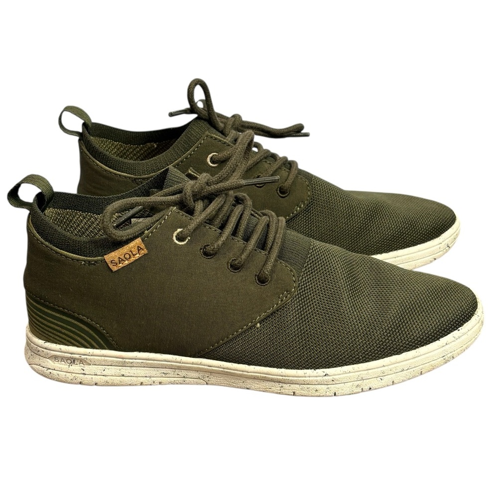 Saola Semnoz II Olive Green Women's Shoes - size 8